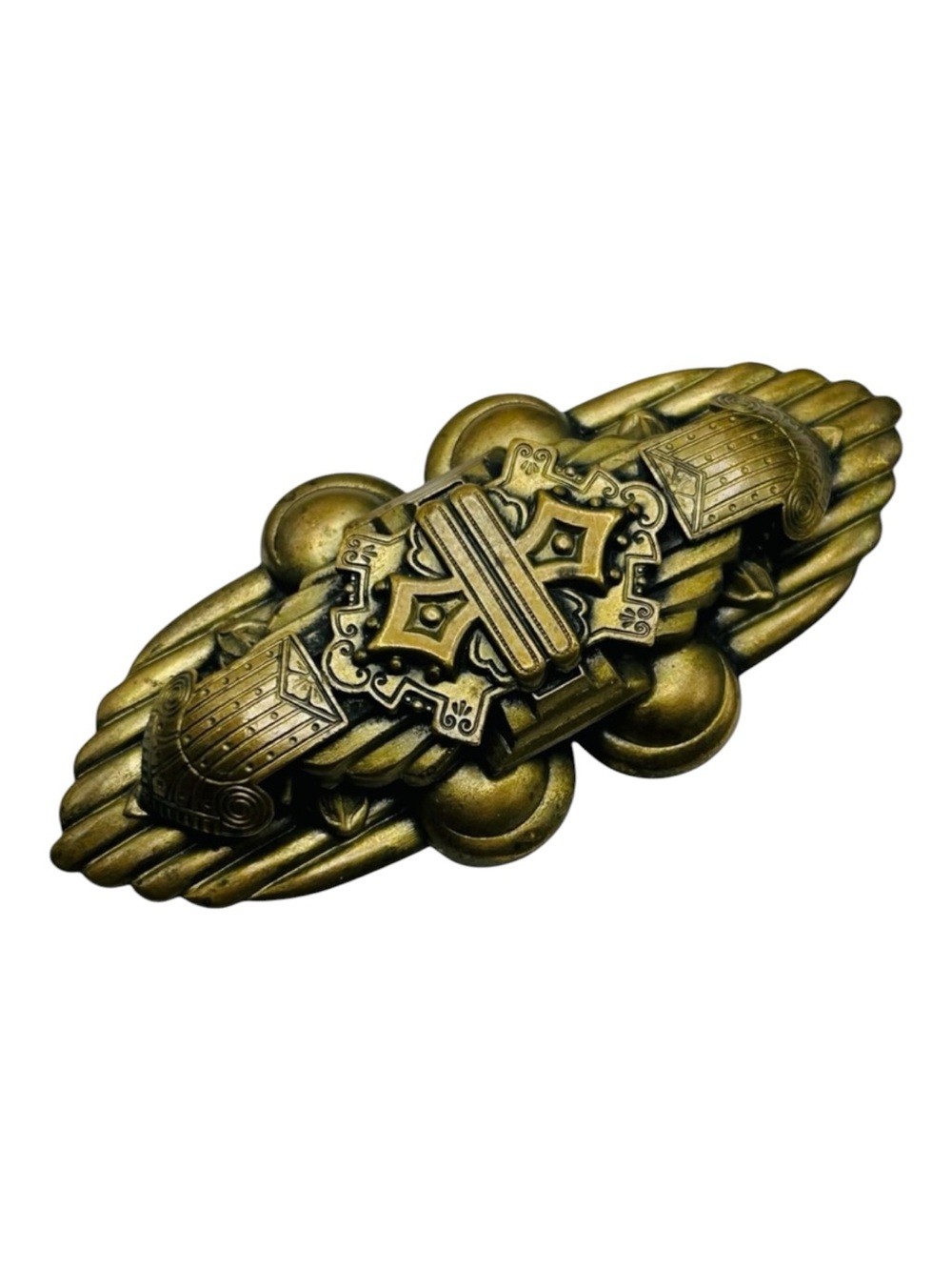 Antique 1930’s Layered Etruscan Brooch